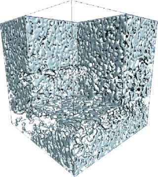 Simulation eines Schneewürfels